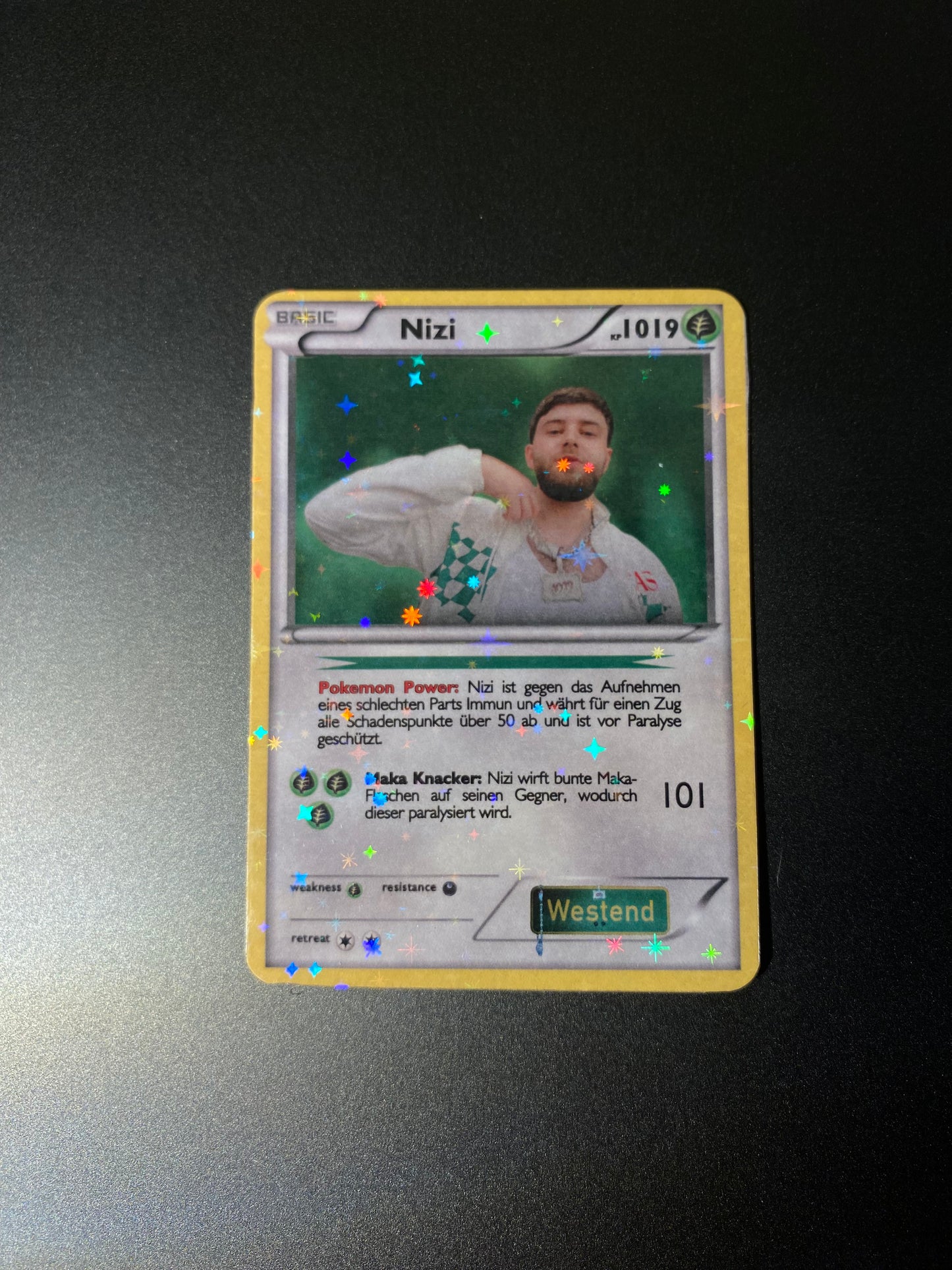 Nizi19 Pokemon-Karte