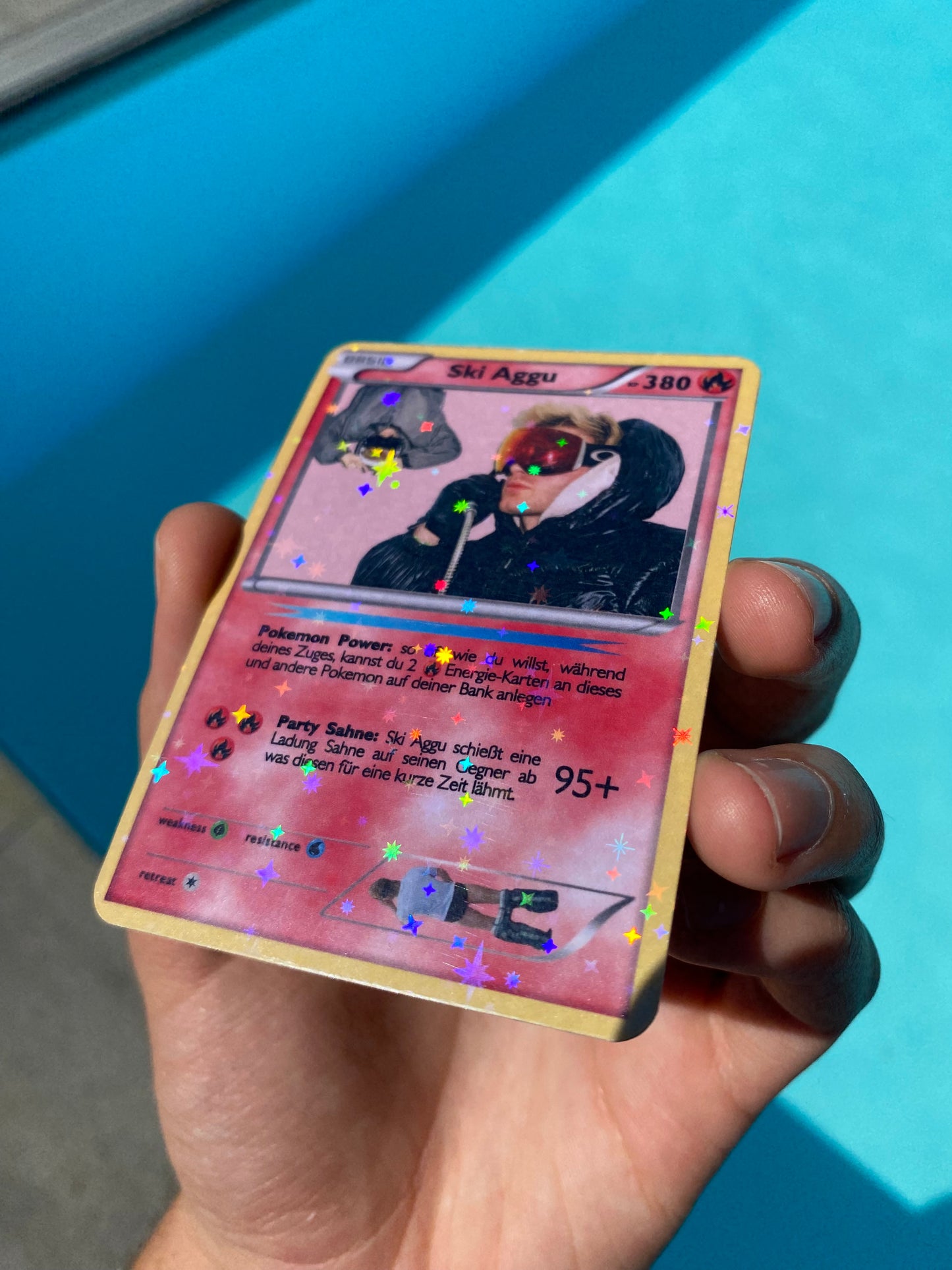 Ski Aggu Pokemon-Karte
