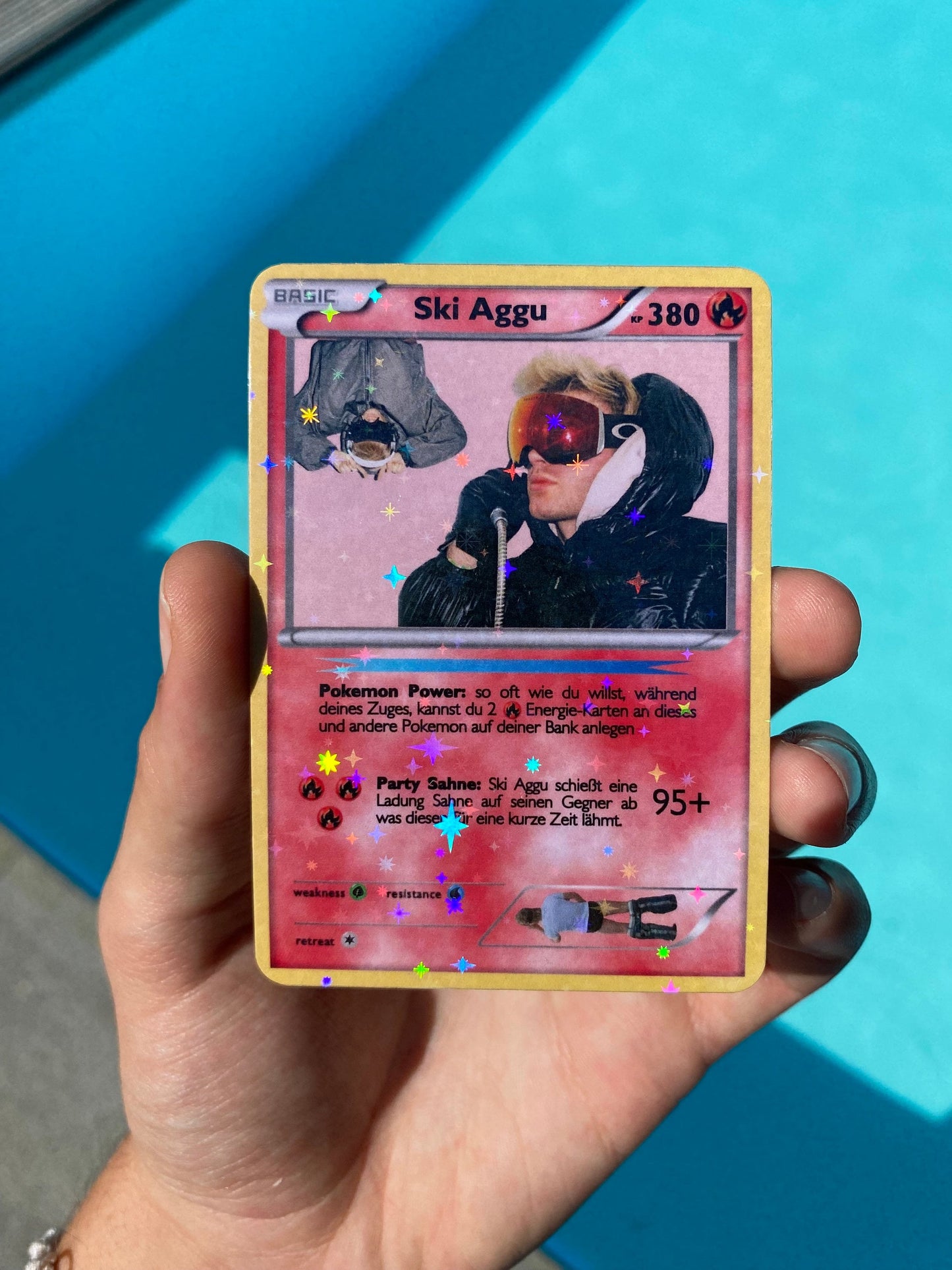 Ski Aggu Pokemon-Karte